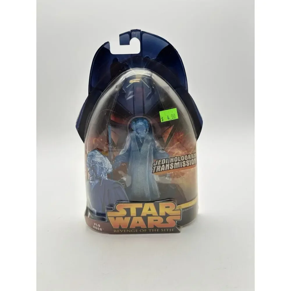 2005 Hasbro Star Wars Revenge of the Sith #66 Plo Koon Hologram Action Figure VG